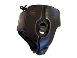Head Guard made of high quality genuine leather inside and outside with extra padding