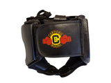 Head Guard made of high quality genuine leather inside and outside with extra padding